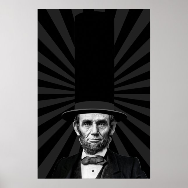 Abraham Lincoln Presidential Fashion Statement Poster (Front)