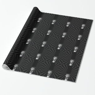 Abraham Lincoln Presidential Fashion Statement Wrapping Paper