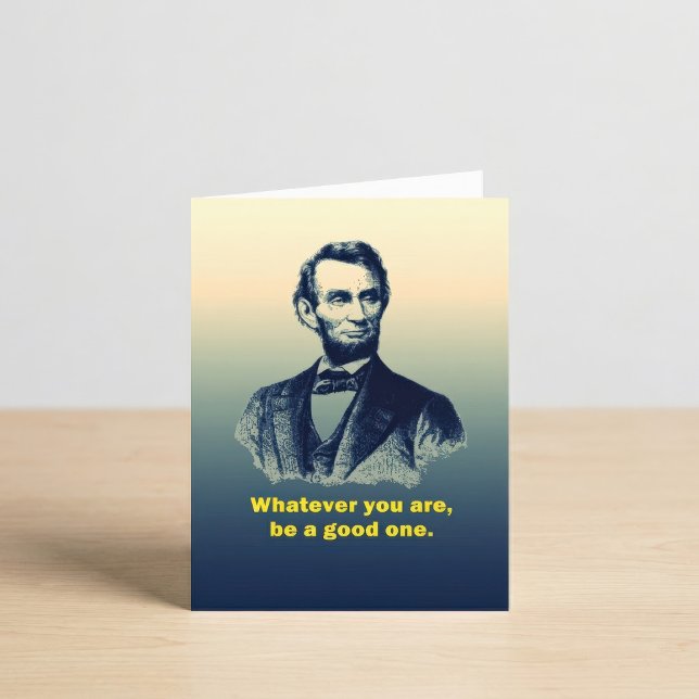 Abraham Lincoln Quote Card (Creator Uploaded)