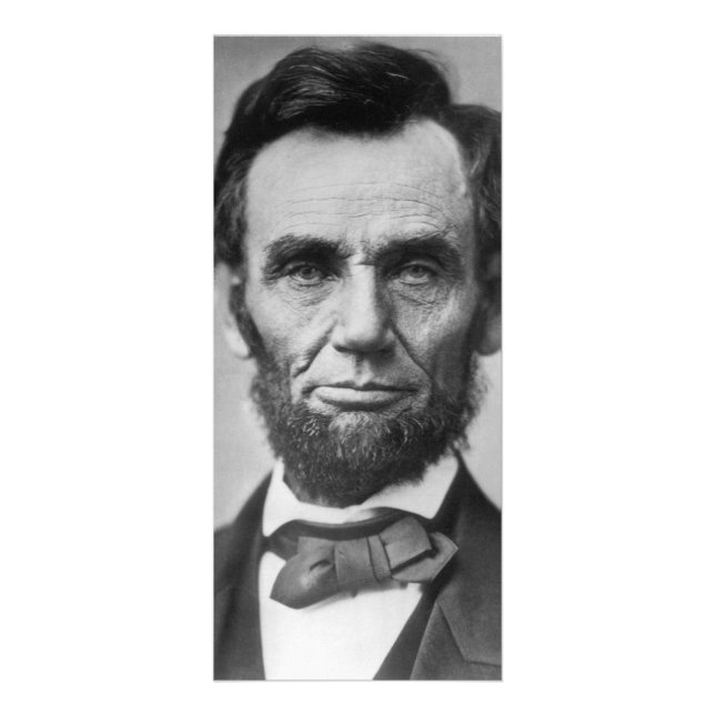 Abraham Lincoln Rack Card (Front)