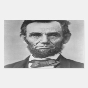 Abraham Lincoln Rectangular Sticker