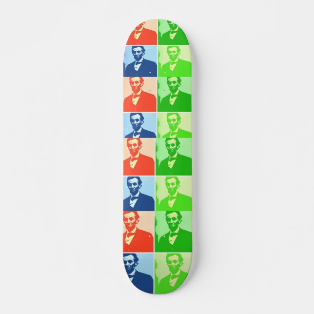 Abraham Lincoln Skateboard (Front)