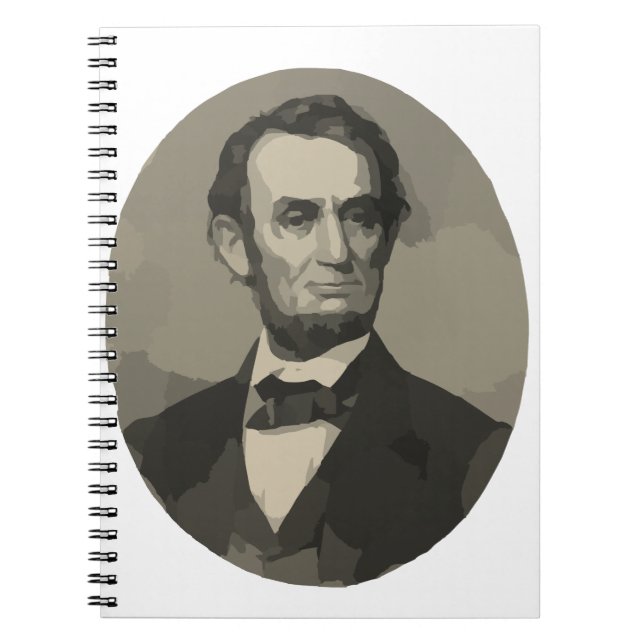 abraham lincoln spiral notebook (Front)