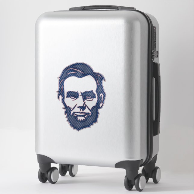 Abraham Lincoln Stars Portrait US President (Suitcase)