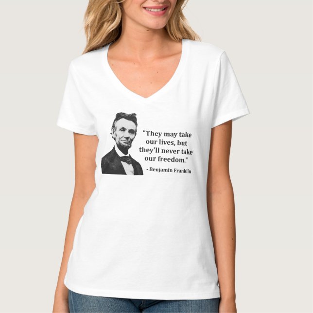 Abraham Lincoln Troll Quote T-Shirt (Front)