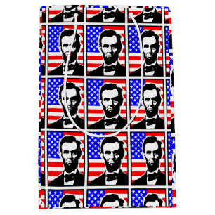 ABRAHAM LINCOLN-UNION    MEDIUM GIFT BAG