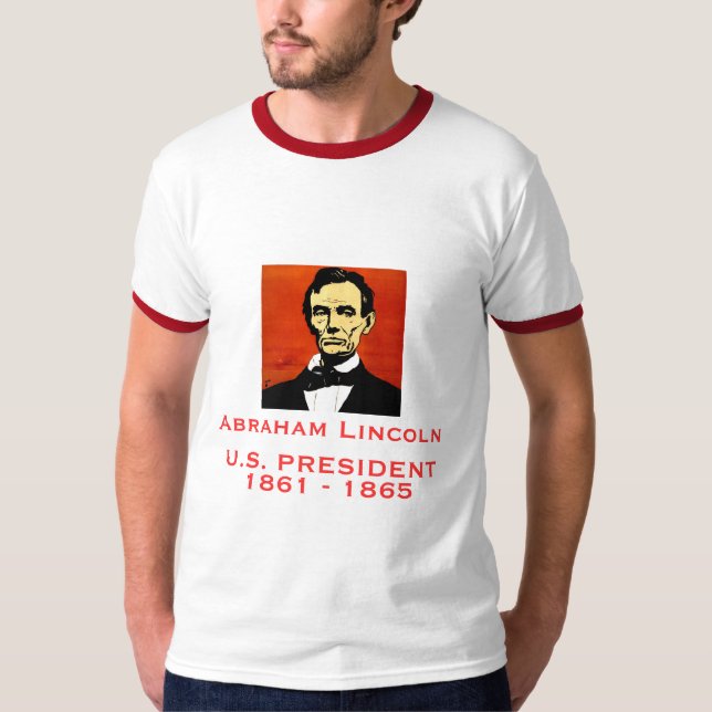 Abraham Lincoln US President T-Shirt (Front)