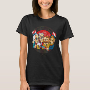 Abraham Lincoln Usa 4th Of July Patriotic American T-Shirt