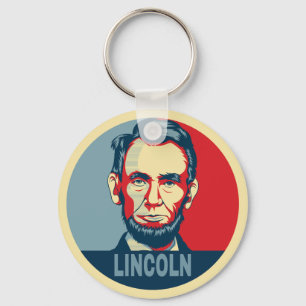 Abraham Lincoln USA President Hope Style Key Ring