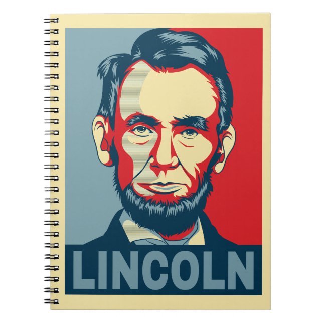 Abraham Lincoln USA President Hope Style Notebook (Front)