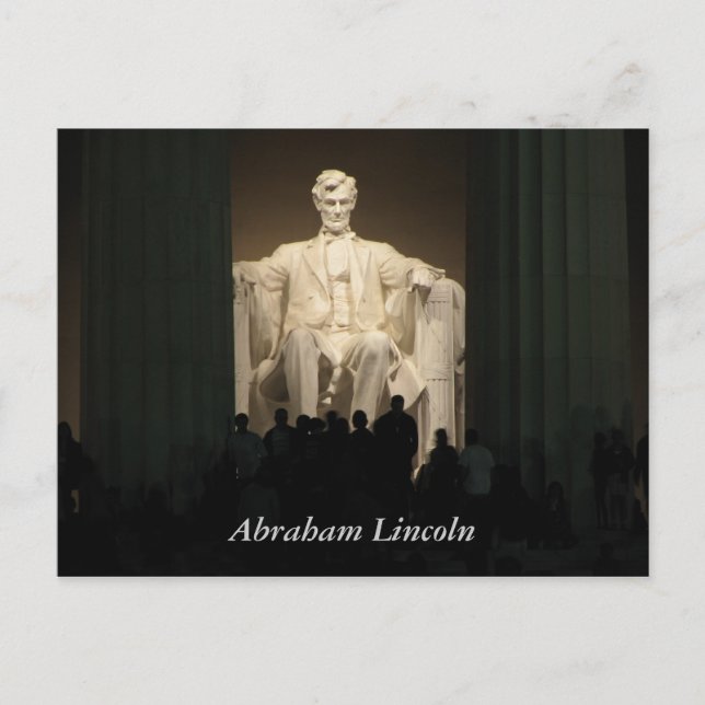 Abraham Lincoln, washington DC Postcard (Front)
