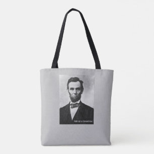 Abraham Lincoln - With Malice Towards None Tote Bag