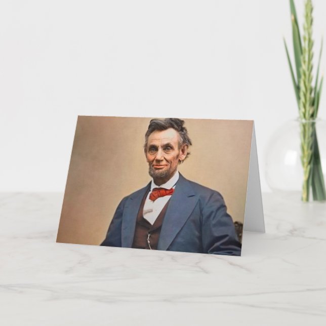 Abraham Lincolon Card (Front)
