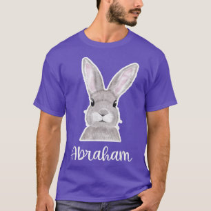 Abraham Name Easter Bunny Custom Name Good Friday T-Shirt