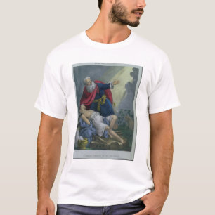 Abraham Offering Up his Son Isaac, from a Bible pr T-Shirt