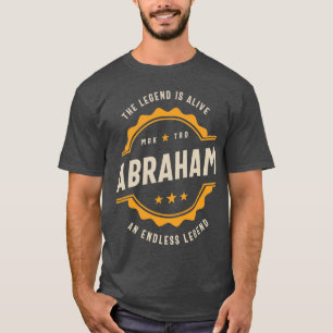 Abraham Personalised Name Birthday Gift T-Shirt