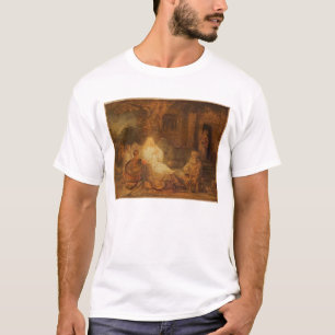 Abraham Receives the Three Angels, 1646 (oil on pa T-Shirt