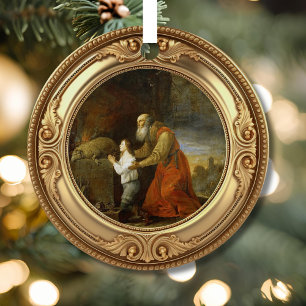 Abraham's Sacrifice Advent Jesse Tree Metal Tree Decoration