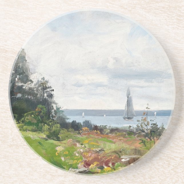 Abrahamsson’s Sailboats coaster (Front)
