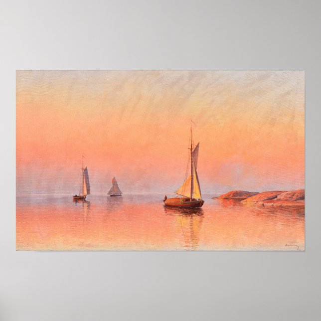 Abrahamsson’s Sailboats poster (Front)