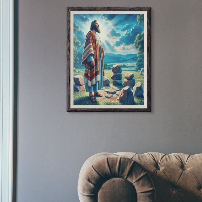 Abram’s Faithful Gaze: Genesis 15 Poster (Creator Uploaded)