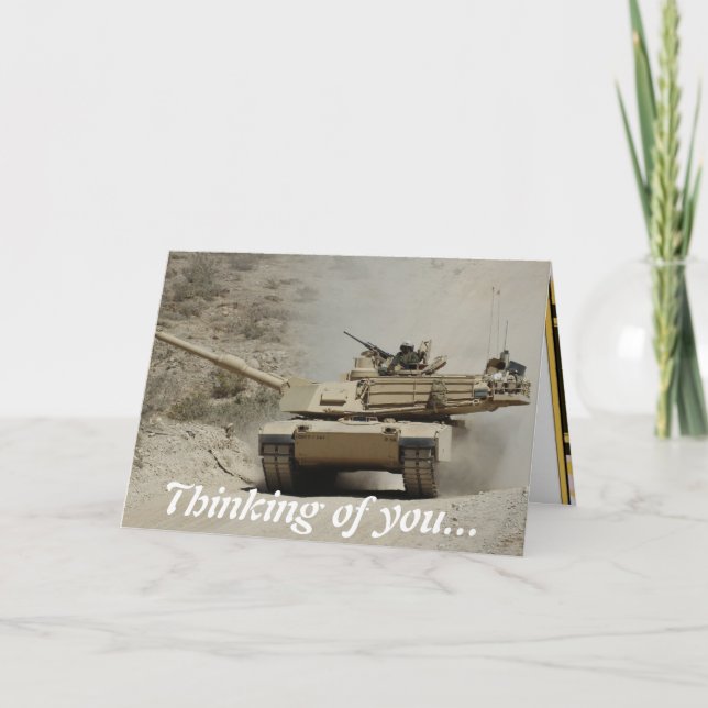 Abrams Tank Card (Front)