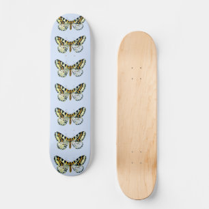 Abraxas grossulariata, The Magpie Moth Color Image Skateboard