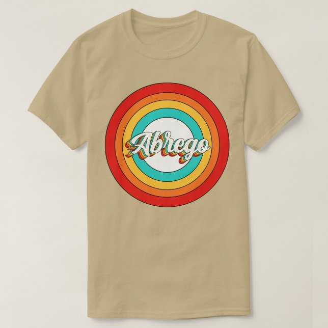 Abrego Name Shirt Vintage Abrego Circle (Design Front)