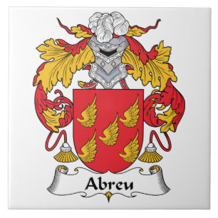 Abreu Family Crest Tile