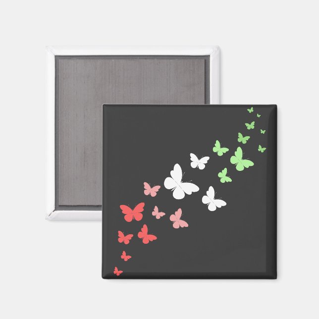 Abrosexual Butterfly Pride  Magnet (Front/Back)