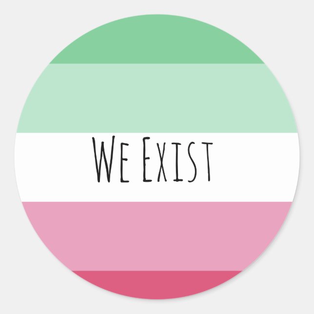 Abrosexual Validation Sticker (Front)