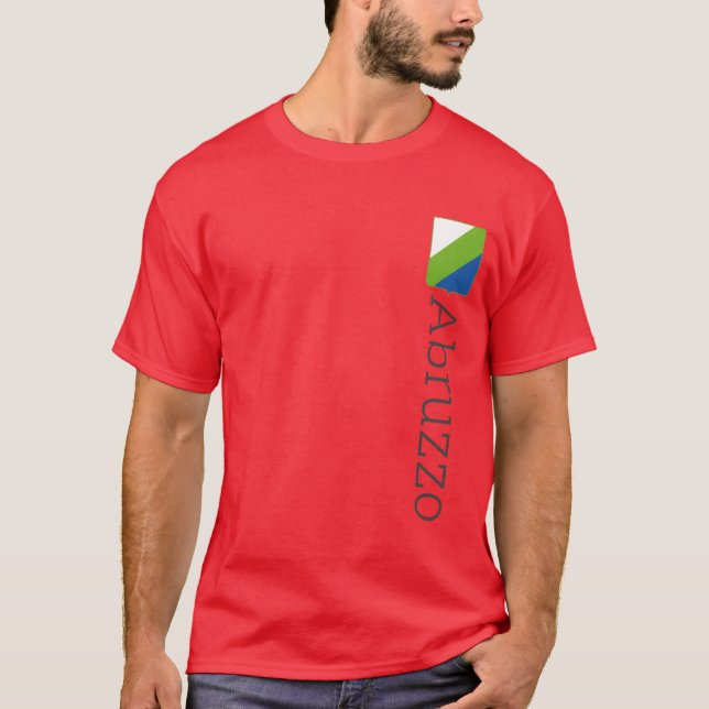 Abruzzo flag (Italia) T-Shirt (Front)
