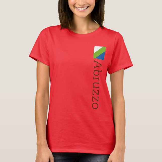 Abruzzo flag (Italia) T-Shirt (Front)