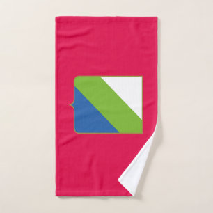 Abruzzo flag (Italian region) Hand Towel