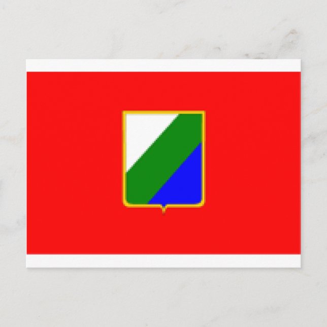 Abruzzo (Italy) Flag Postcard (Front)
