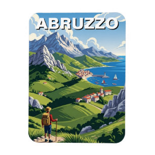 Abruzzo Italy Travel Magnet