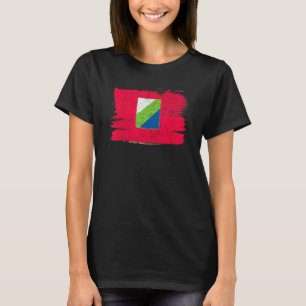 Abruzzo Region Italy Flag Italian L'aquila Vintage T-Shirt