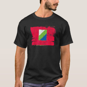 Abruzzo Region Italy Flag Italian L'aquila Vintage T-Shirt