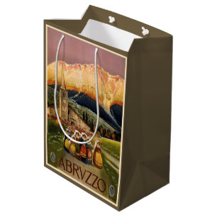 Abrvzzo Italy Vintage Travel gift bags