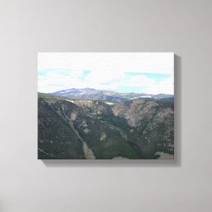 Absaroka-Beartooth Mountain Landscape Colour 11x14 Canvas Print