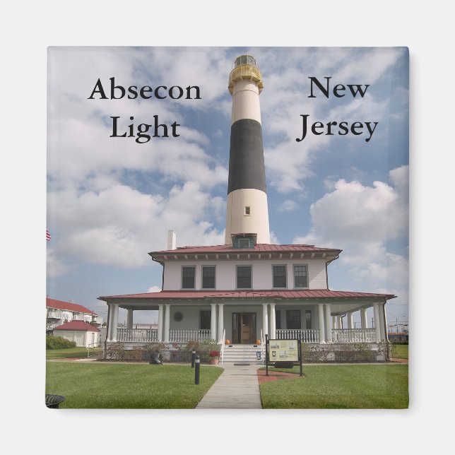 Absecon Light, New Jersey Magnet (Front)