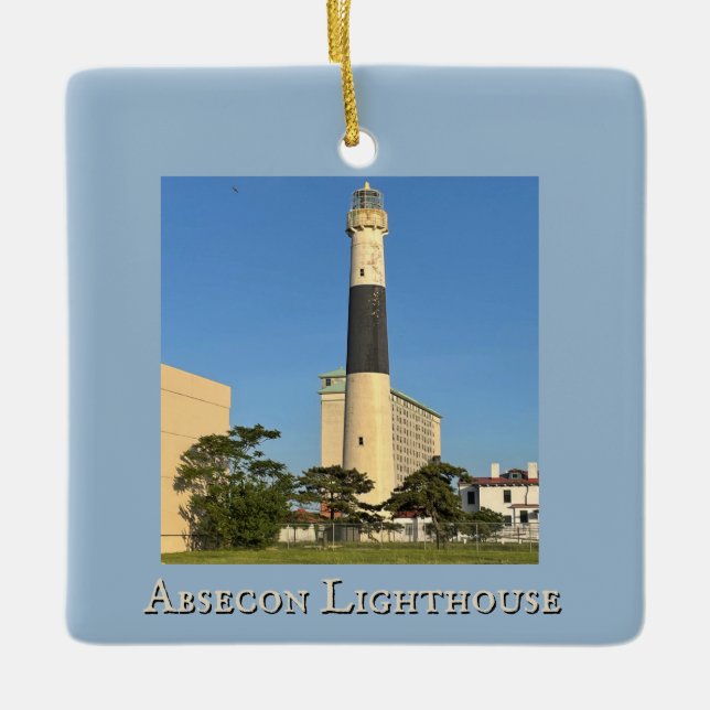 Absecon Lighthouse Ornament  (Front)