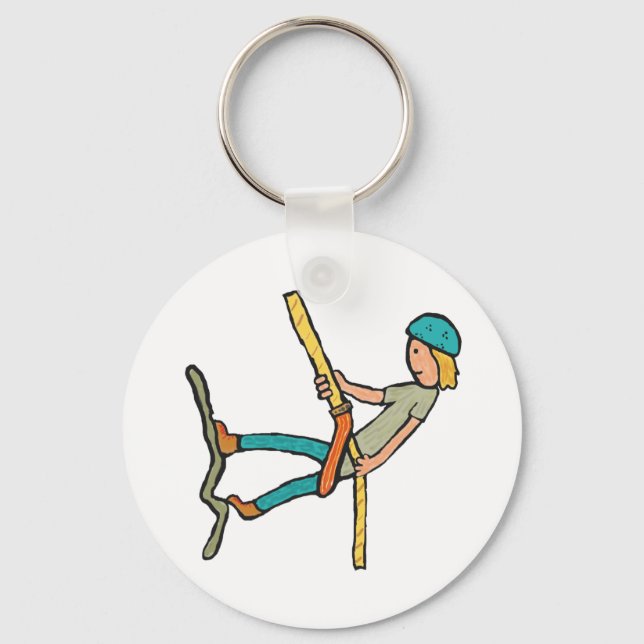 Abseiling Key Ring (Front)