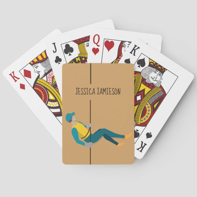 Abseiling Playing Cards (Back)