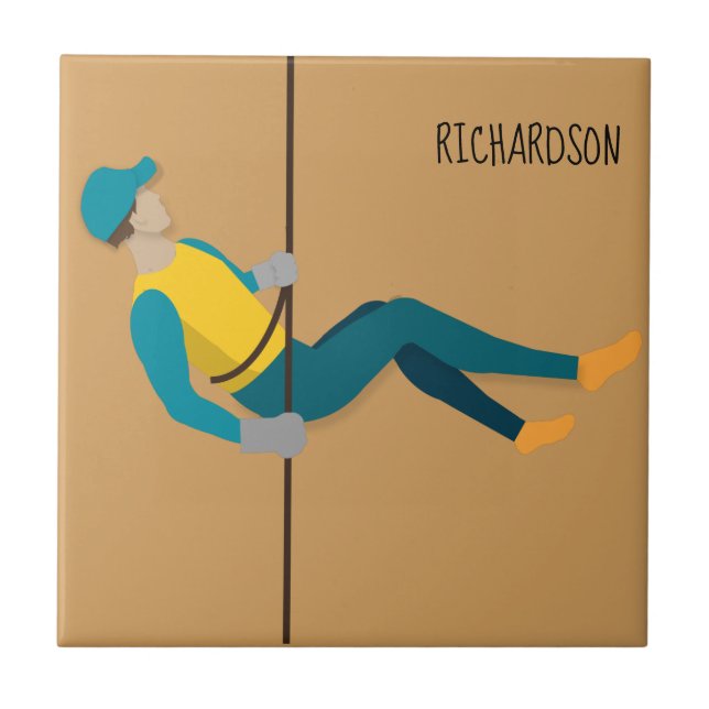 Abseiling Tile (Front)