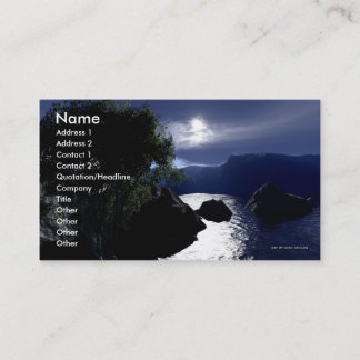 Absence Of Strife Business Card Template