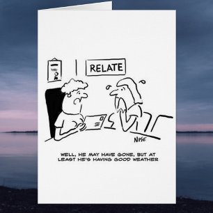 Absent Husband Sends a Postcard.