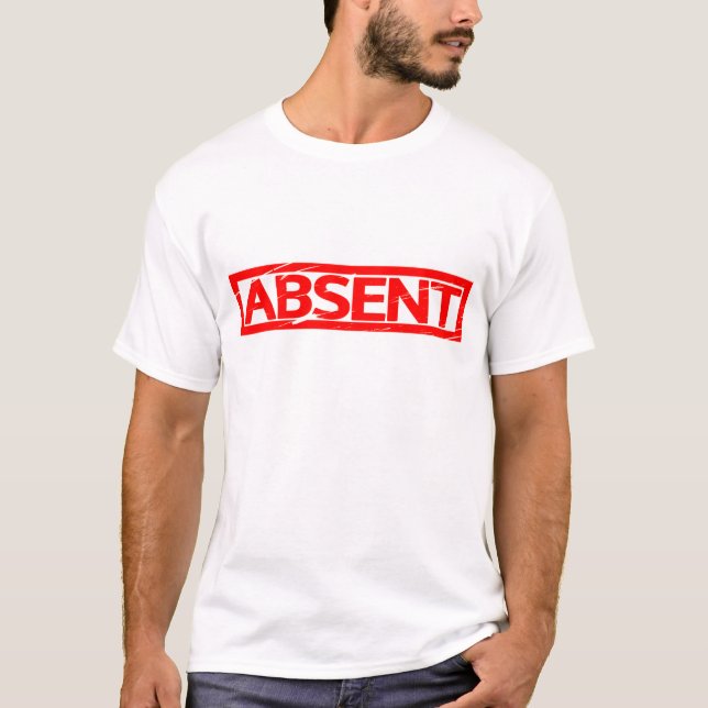 Absent Stamp T-Shirt (Front)