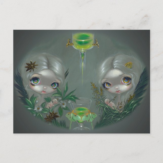 "Absinthe:  Anise and Artemisia" Postcard (Front)