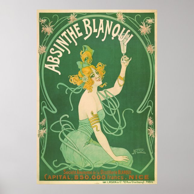 Absinthe Blanqui Poster (Front)